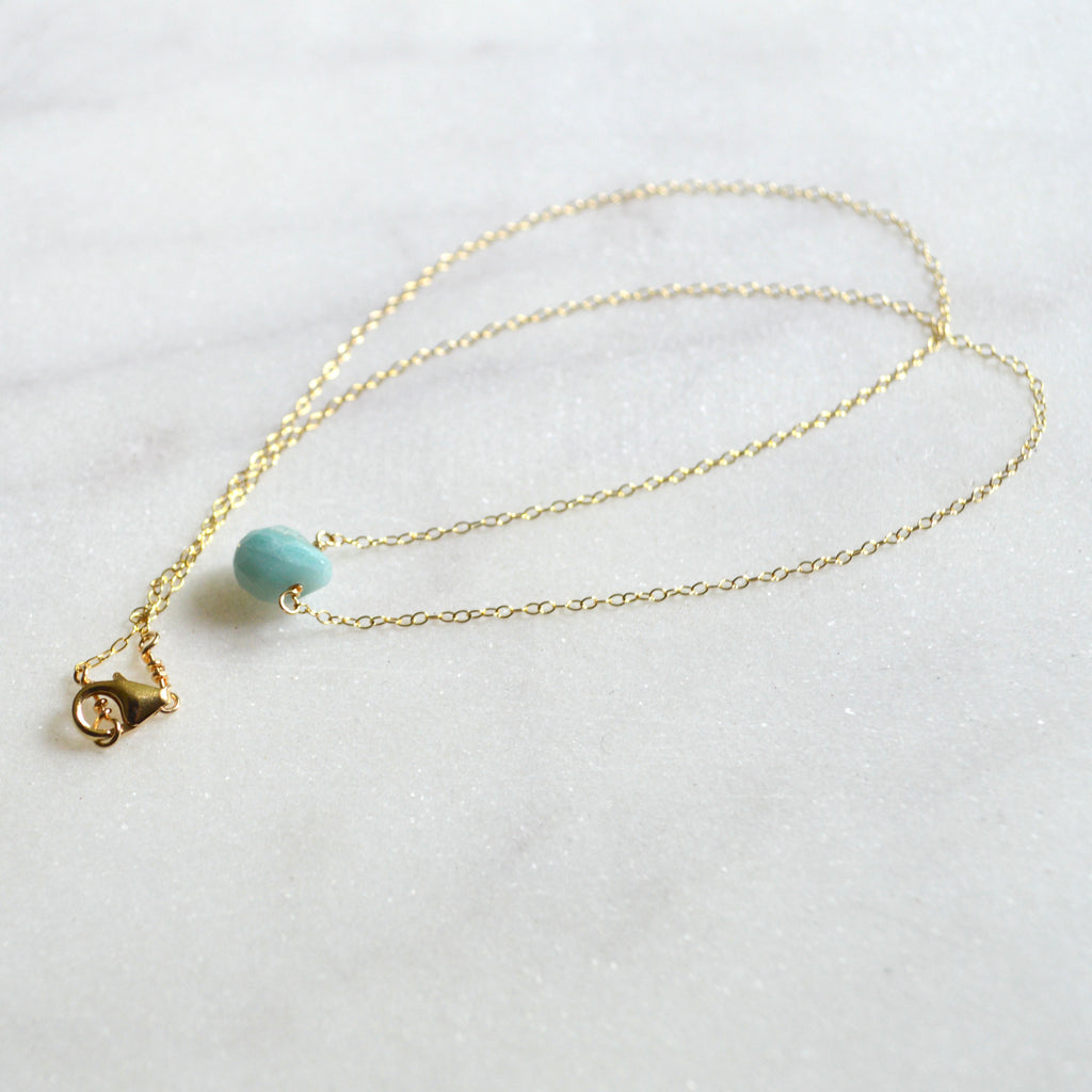 Amazonite Briolette Choker