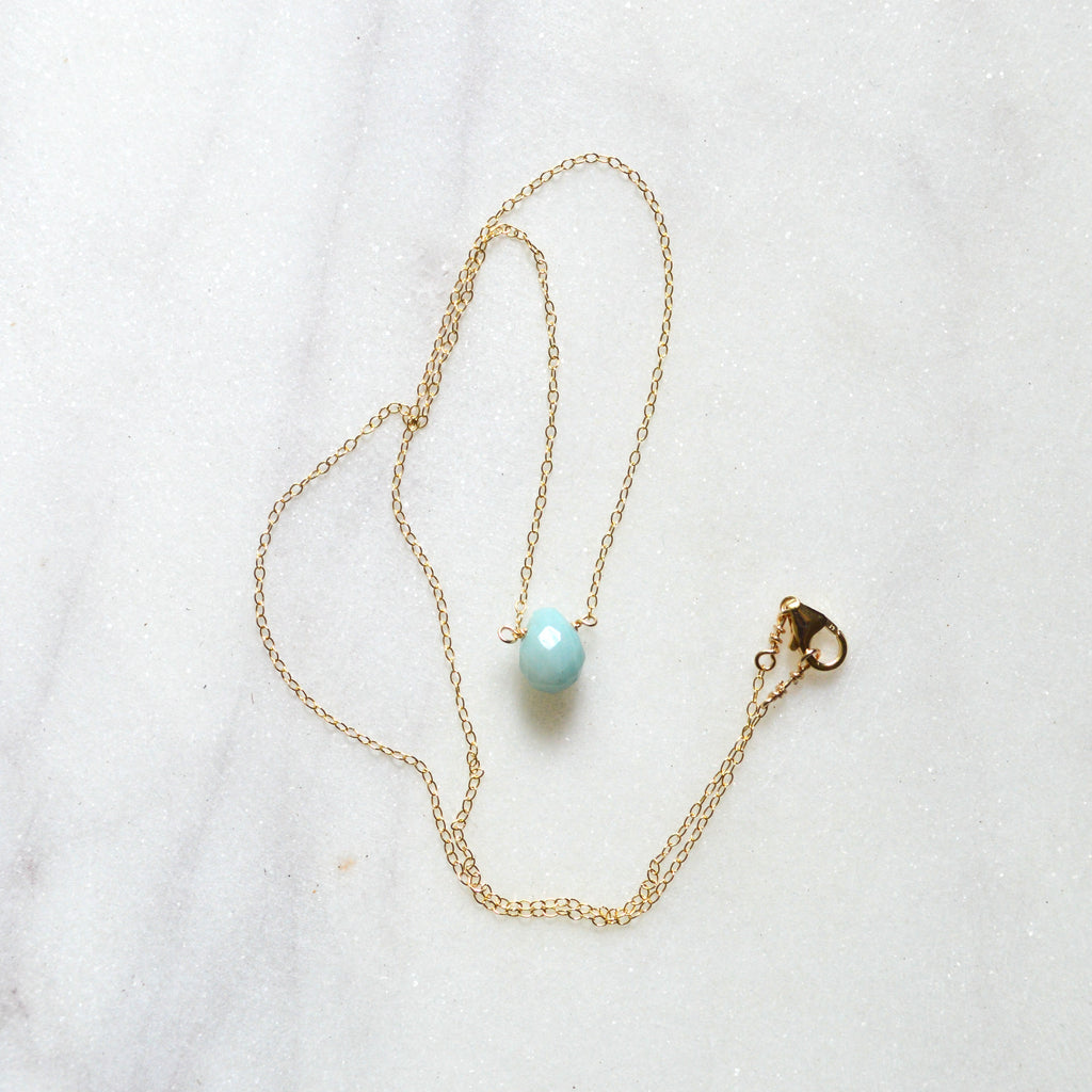 Amazonite Briolette Choker