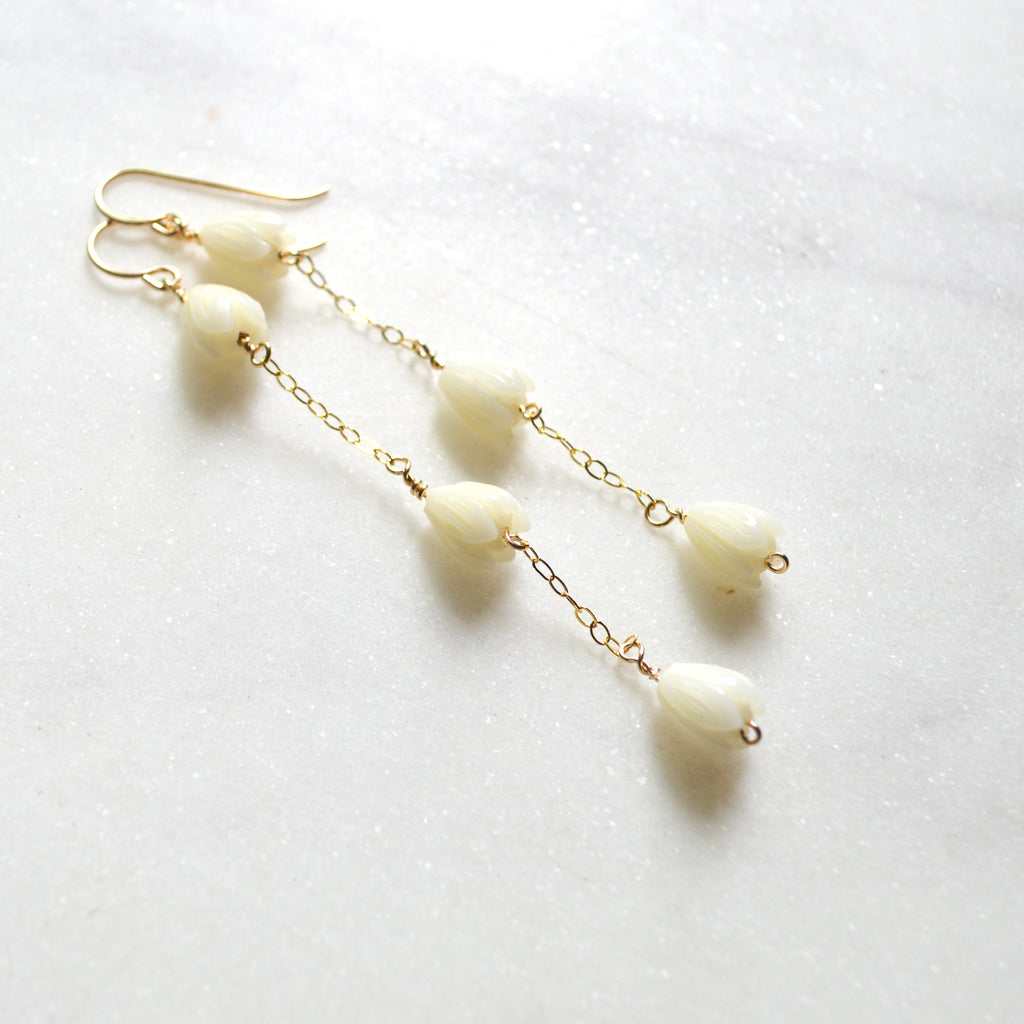 Triple Pikake Earrings