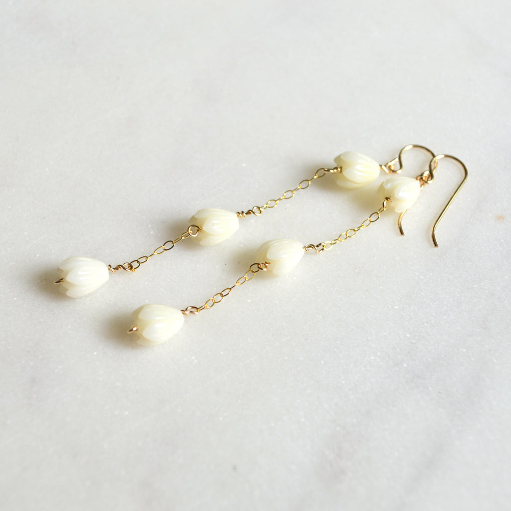 Triple Pikake Earrings