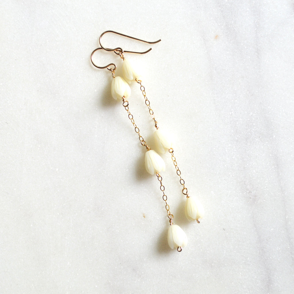 Triple Pikake Earrings