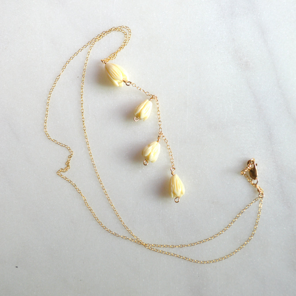 Pikake Lariat Necklace