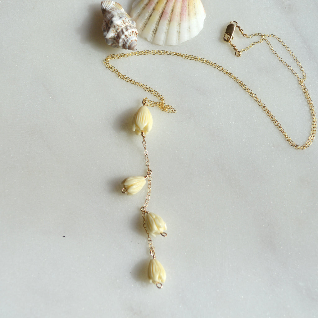 Pikake Lariat Necklace