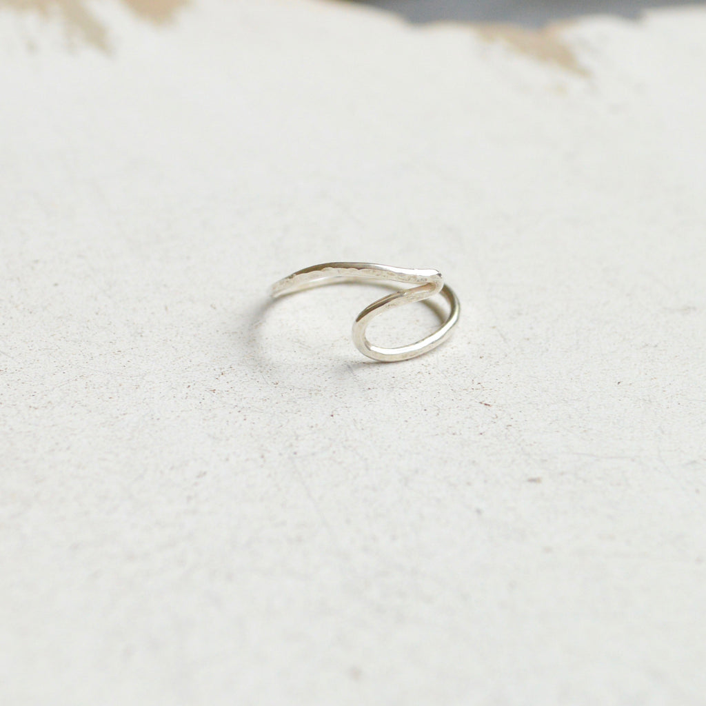 Wave Ring in Sterling or Gold