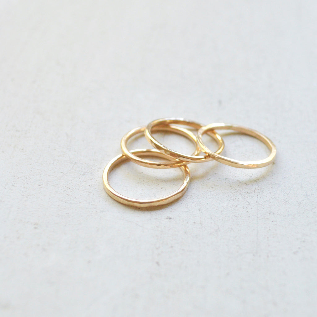 Gold Hammered Band