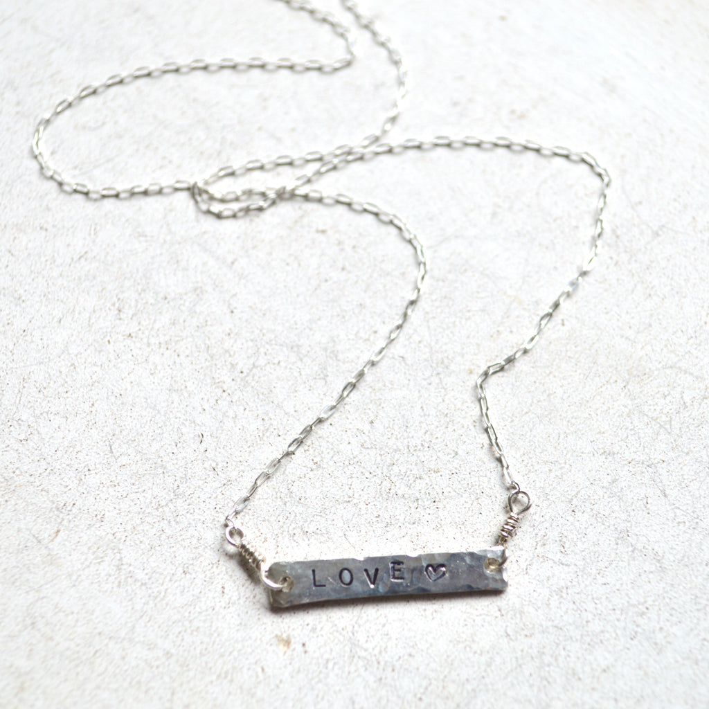 Stamped with Love Necklace
