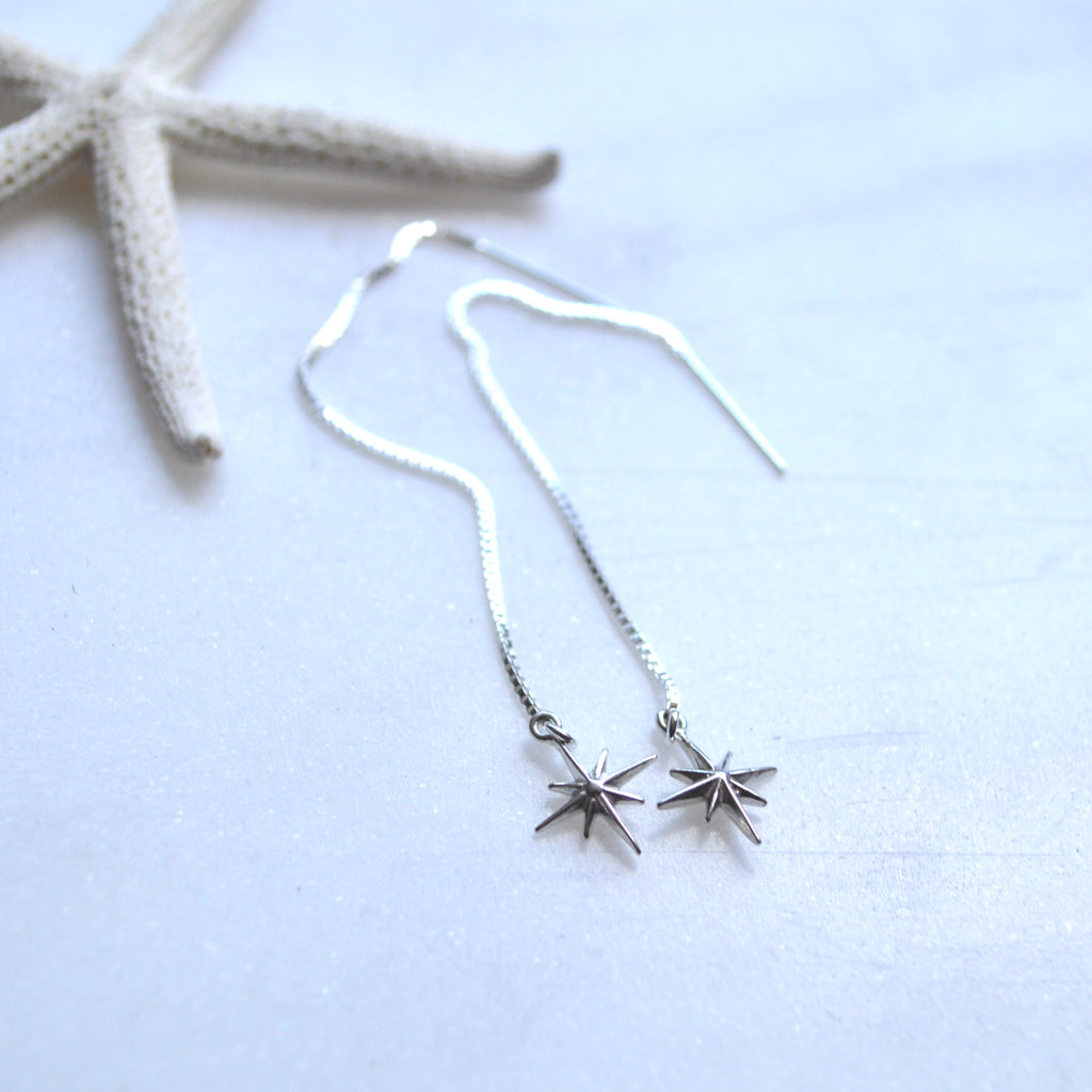 Star Threader Earrings